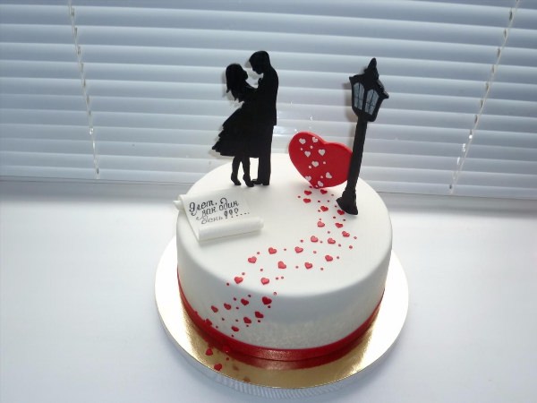 Оригинальный торт на годовщину свадьбы
