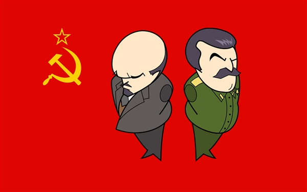 Ленин и сталин арт