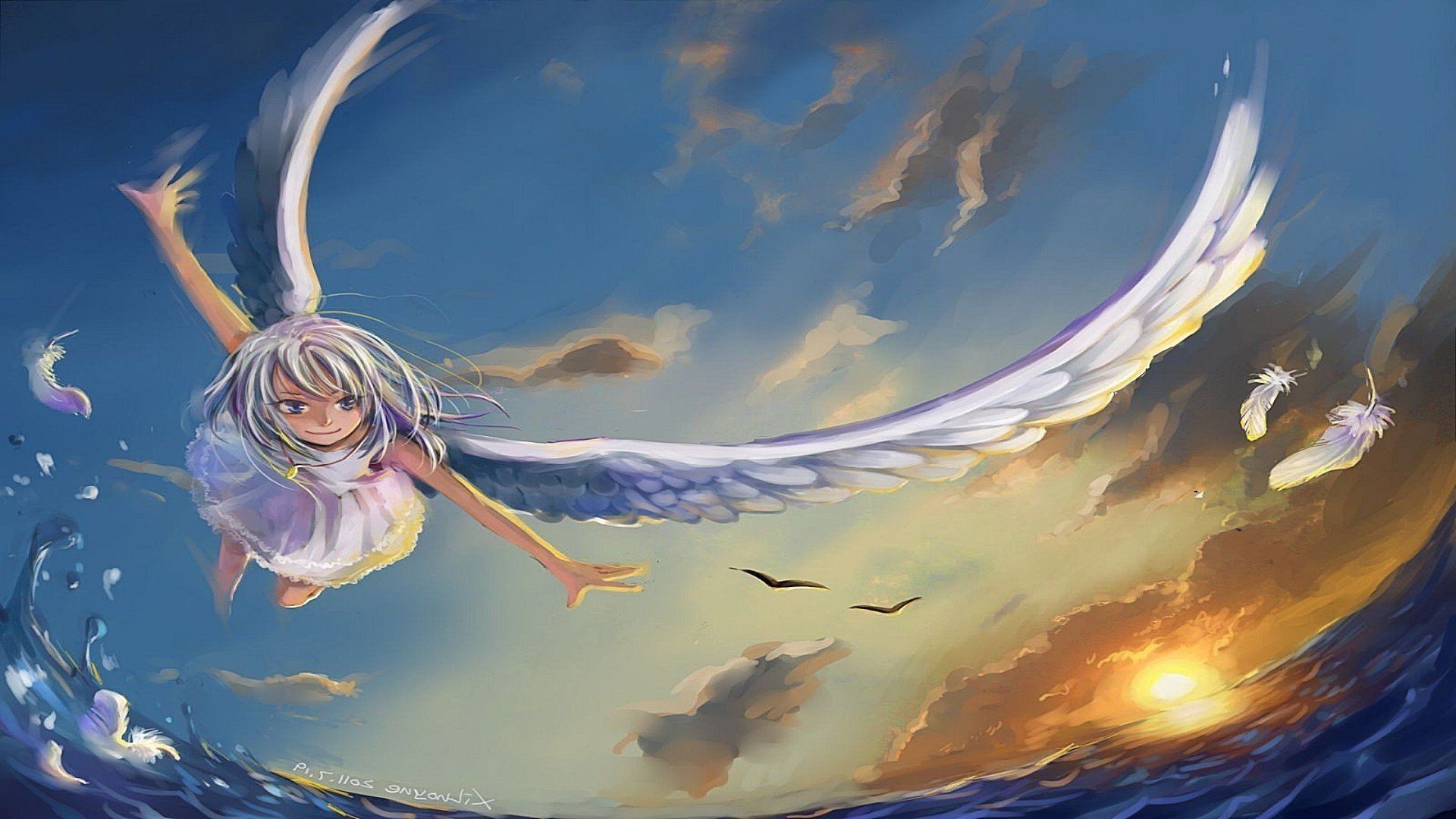 Девочка с крыльями. Девушка с крыльями в полете. Новелла крылья
