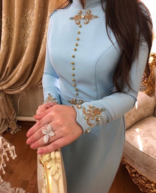 Платье в кавказском стиле