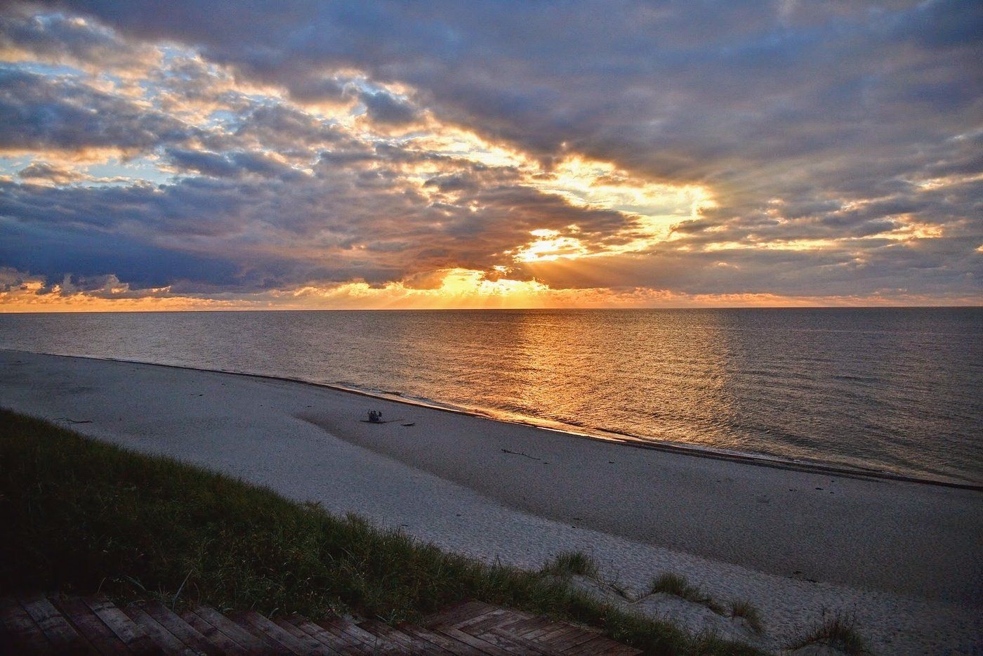 закат на балтийском море