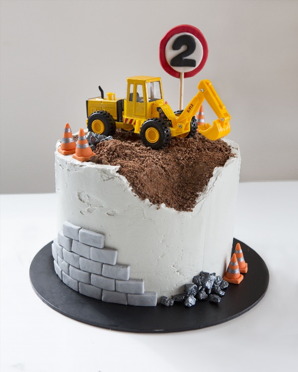 Торт на строительную тематику