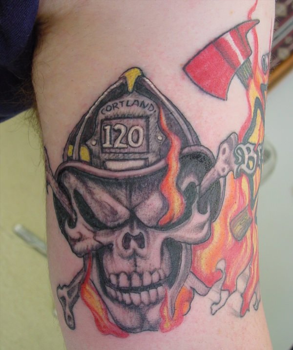 Пожарные тату