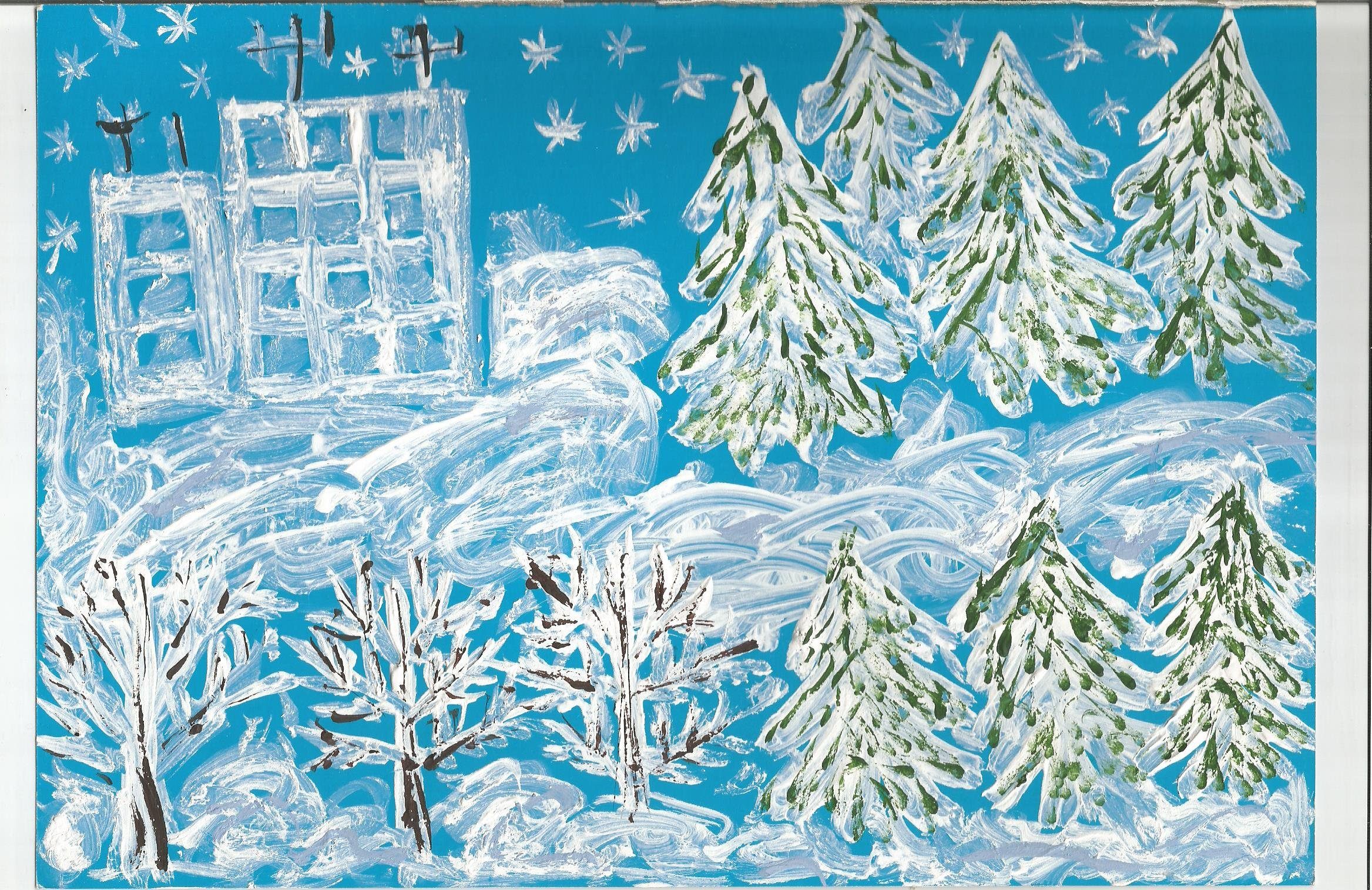 Тема зима 4 5 лет. Зимний пейзаж изо. Урок рисования зимний пейзаж. Рисование 1 класс зима. Снежный пейзаж для детей.