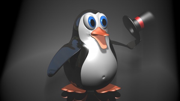 3d пингвин
