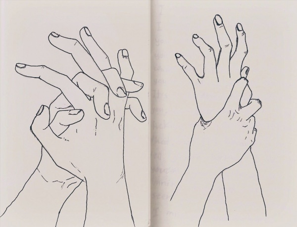 Рисунки для срисовки руки