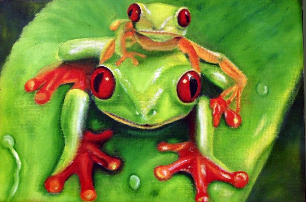 Рисунок жабки