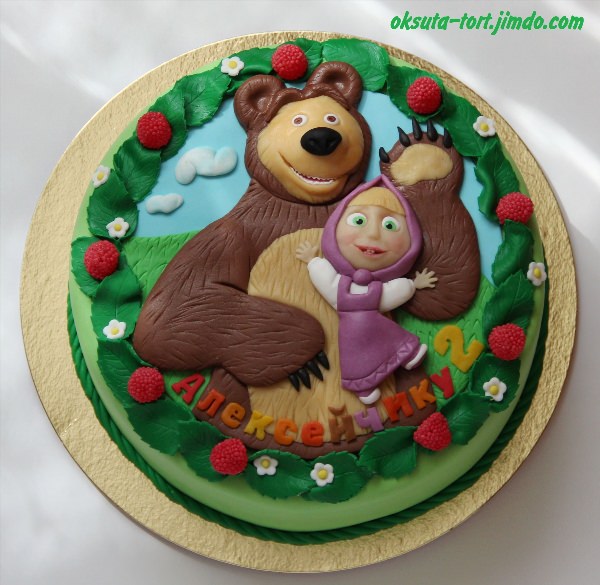 Детские торты маша и медведь