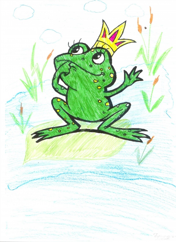 Рисунки детей по сказке царевна лягушка