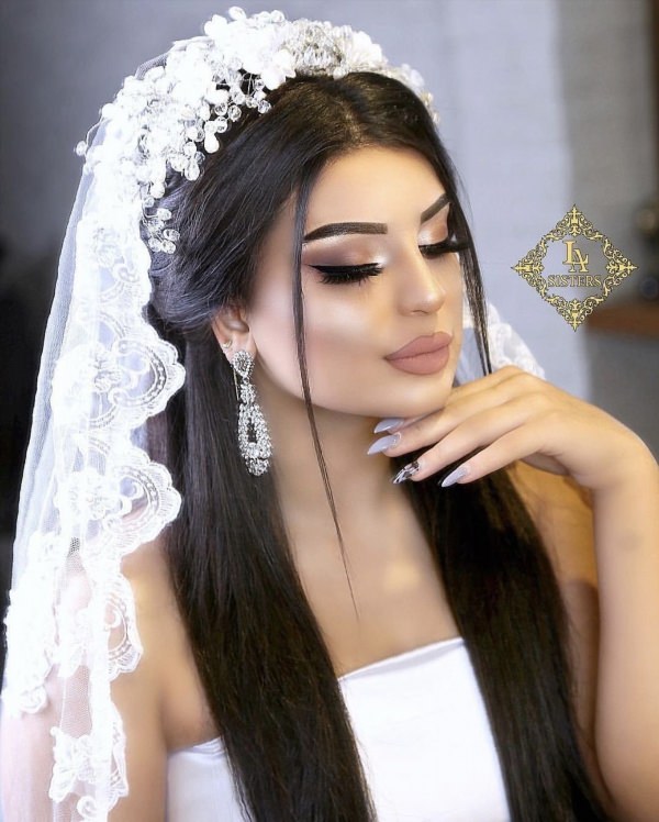 Кавказские свадебные прически