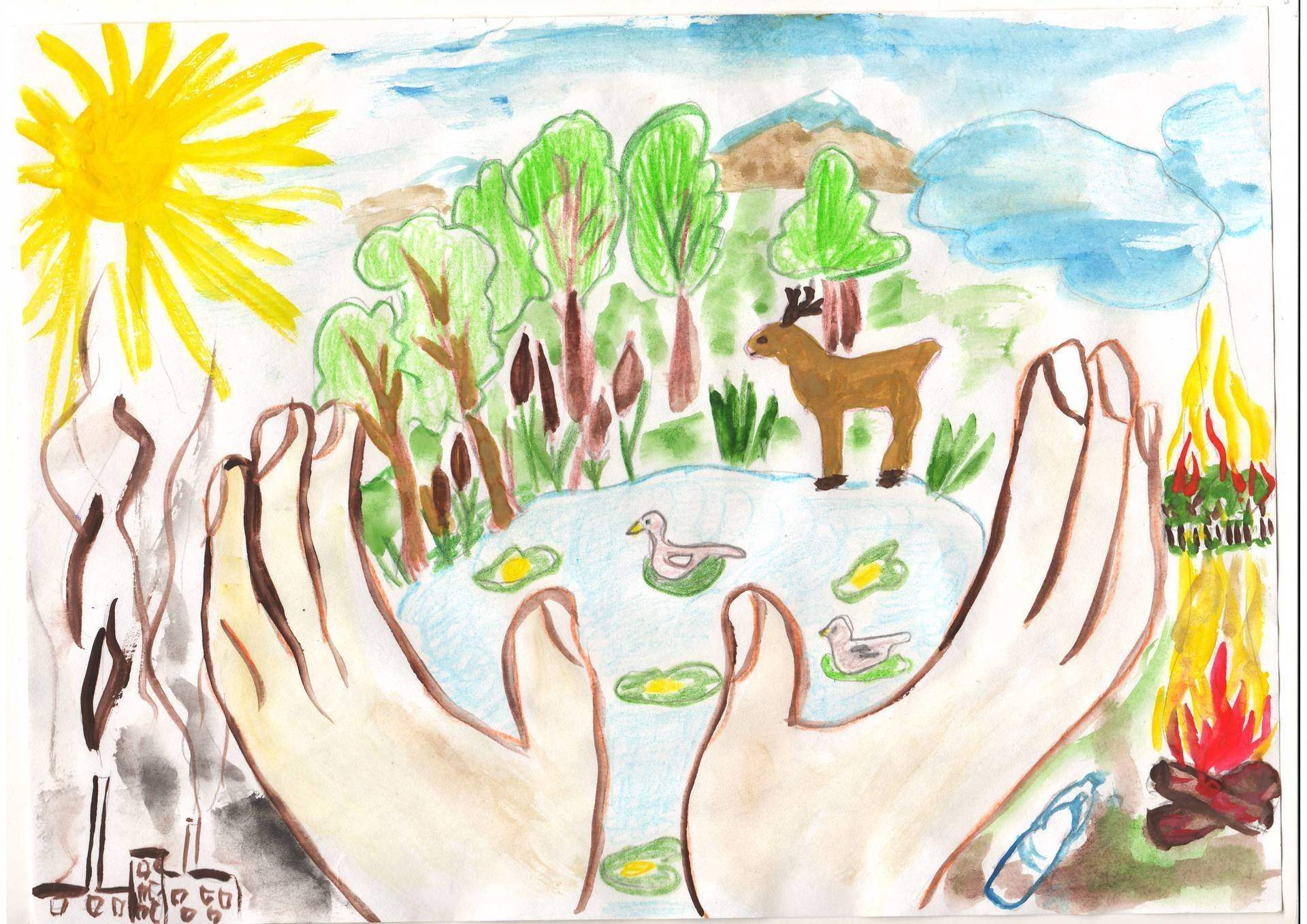 Нарисовать человека природу. Рисунок на тему экология. Рисунок по защите природы. Экология детские рисунки. Рисунки на тему э.
