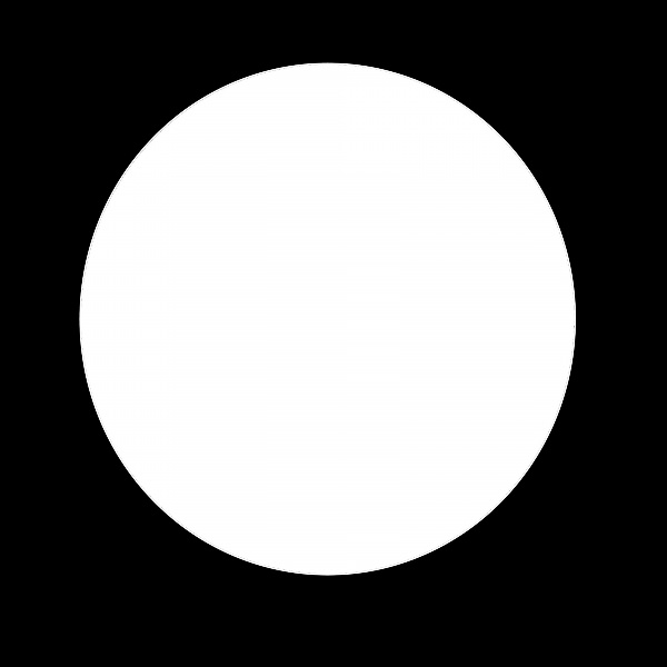 Черный фон с белым кругом