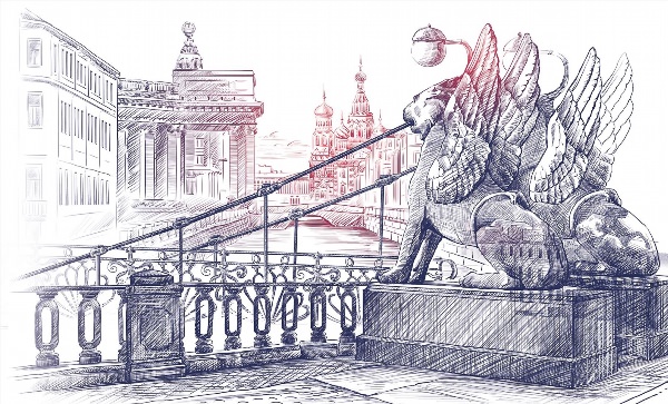 Петербург иллюстрации