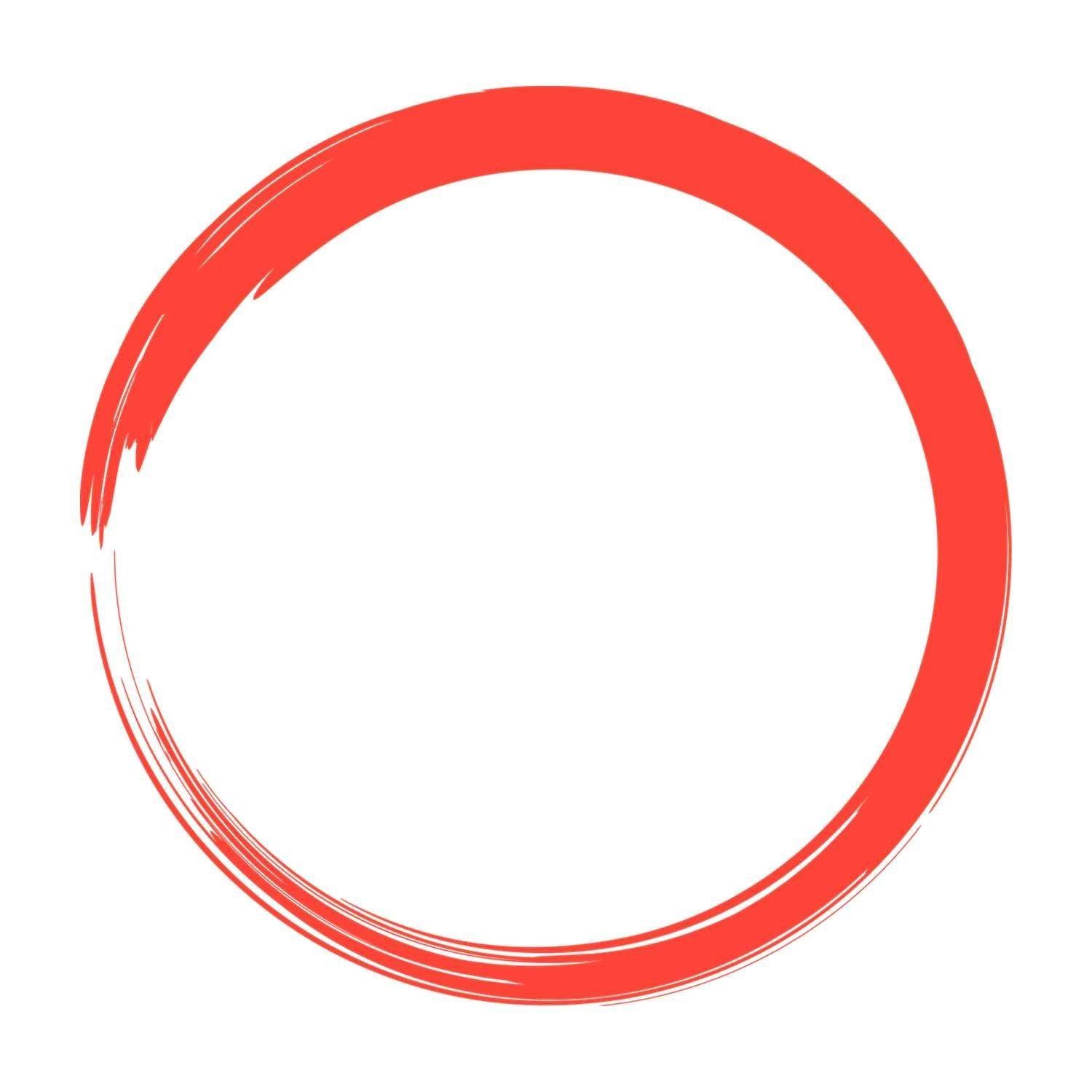 Красный круг с красной полосой