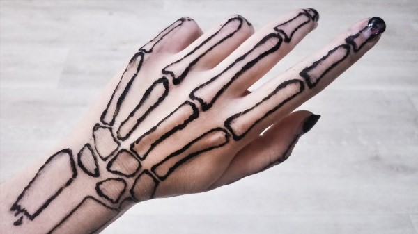 Рисунок костей на руке