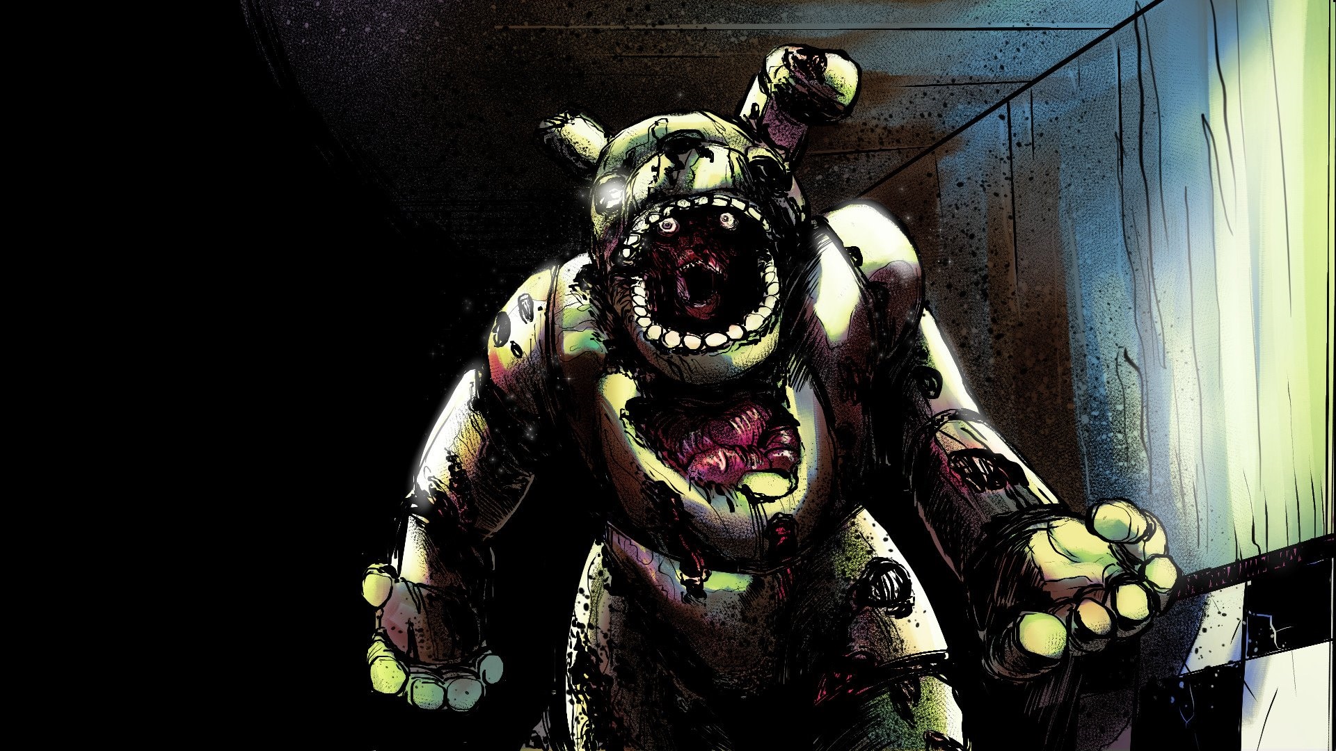 Five nights at freddys springtrap. Five Nights at Freddy's СПРИНГТРАП. Five Nights at Freddy's 3 СПРИНГТРАП. Пять ночей с Фредди 3 СПРИНГТРАП. СПРИНГТРАП ФНАФ.