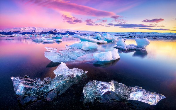 Ледяная лагуна природа, исландия природа