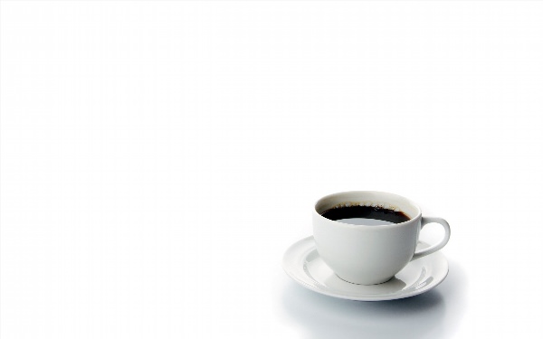 Белые фоны с чашками кофе