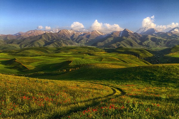 Пейзаж кыргызстана