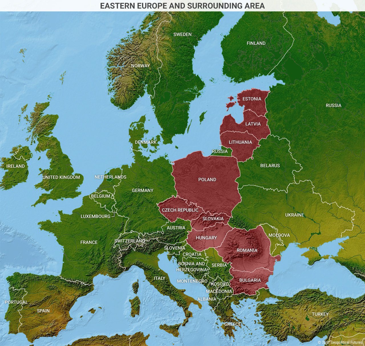 Изменение границ восточной европы