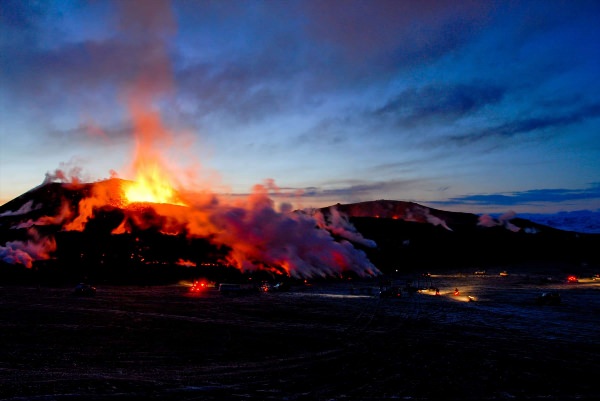 Эйяфьядлайекюдль вулкан, исландия природа
