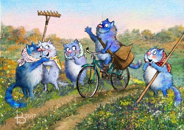 Голубые коты ирины зенюк