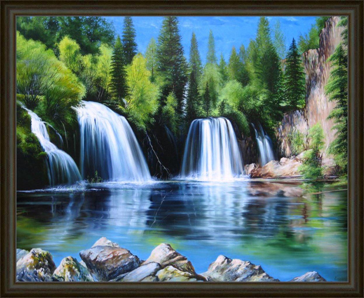 Алмазный водопад. Картина водопад. Картины водопадов красивые. Картинки водопады красивые. Водопад рисунок.