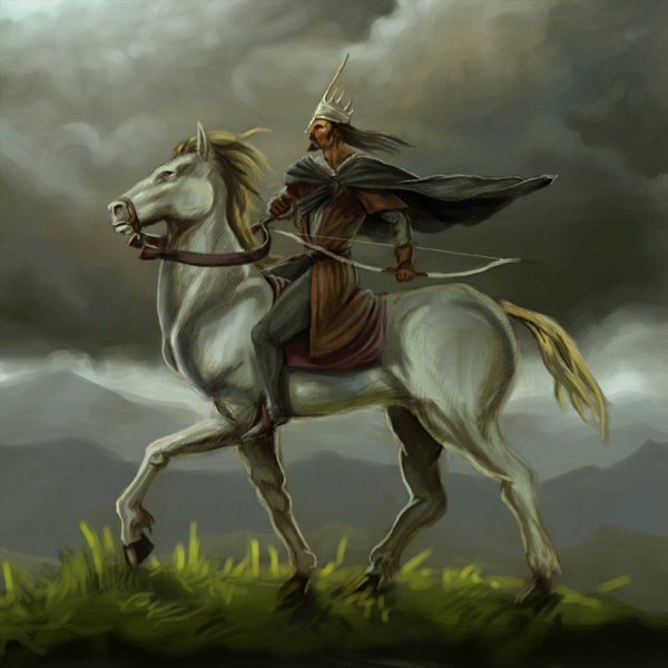 Всадник на белом коне