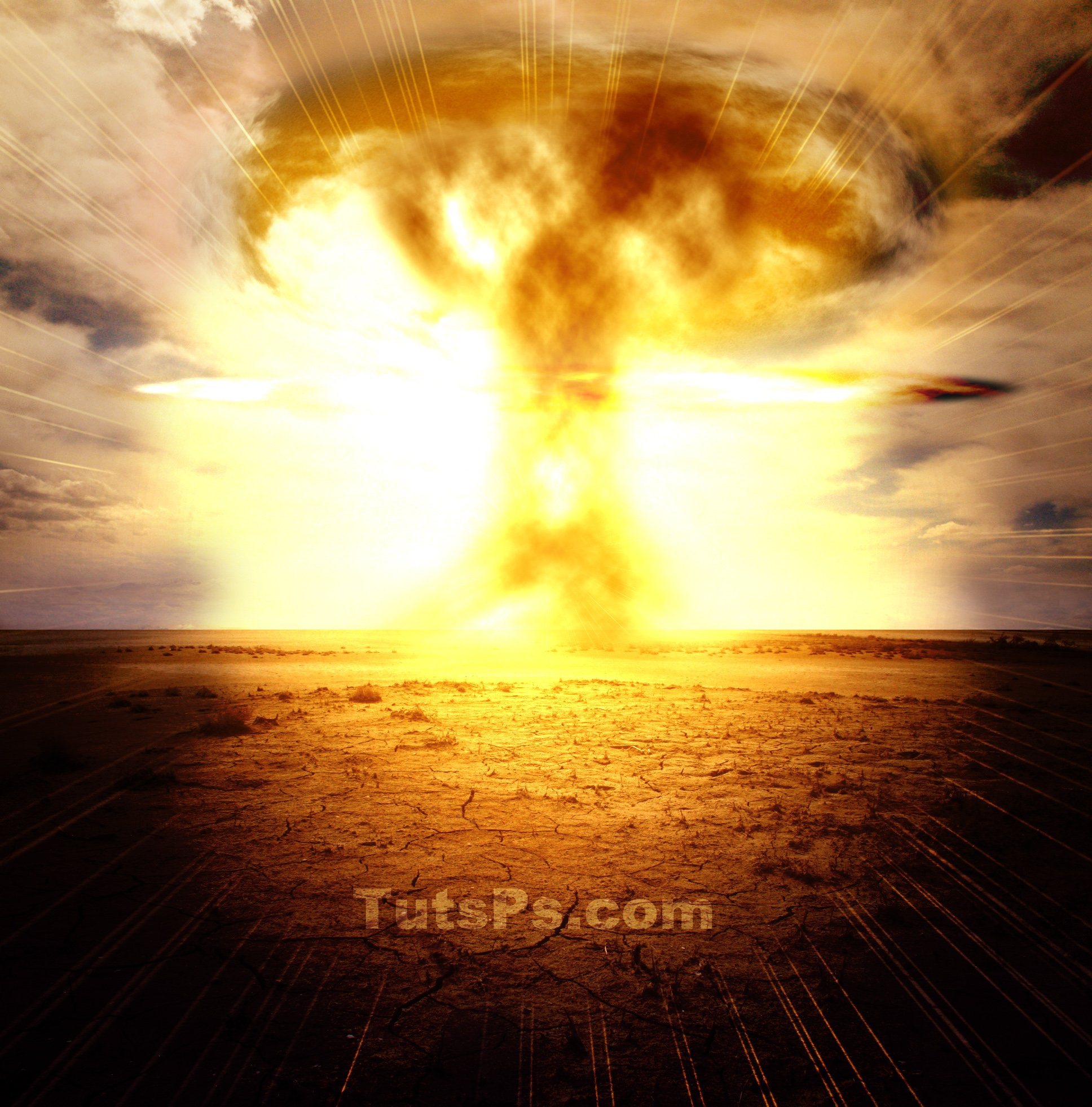 Вспышка ядерного взрыва. Атомный взрыв. Ядерный гриб. Термоядерный взрыв.