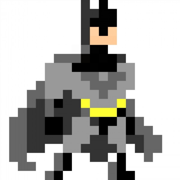 Бэтмен пиксель арт