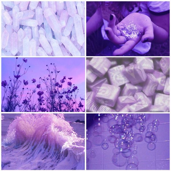 Эстетичные обои фиолетового цвета