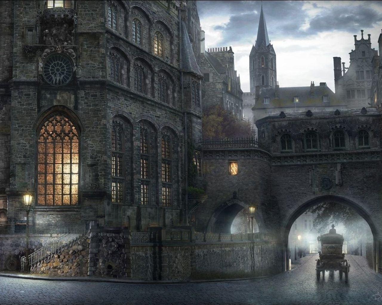 Гот выход. Готика архитектура Готический замок. Средневековый замок Готика. Готический замок Dark Souls. Средневековый Лондон.