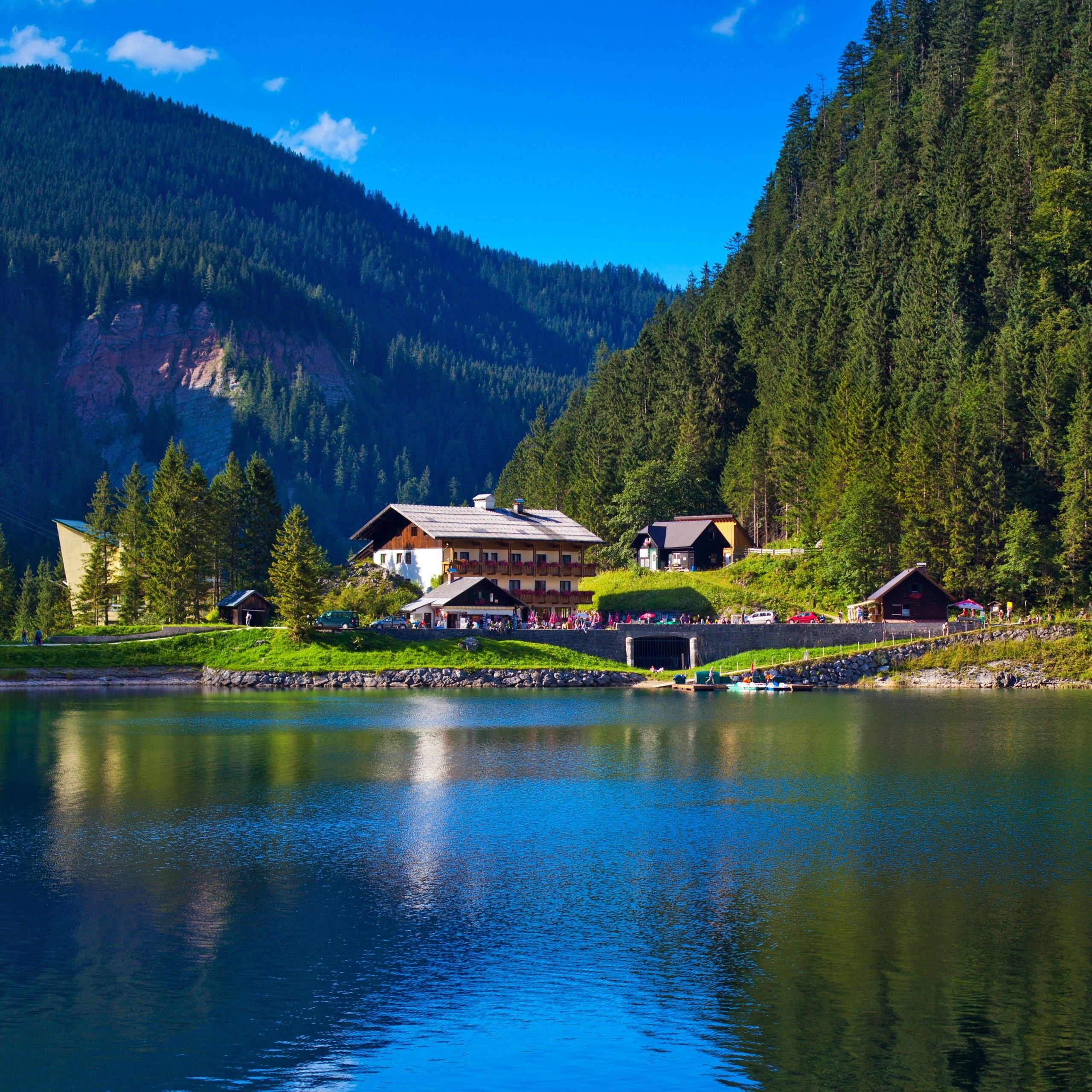 домик в горах в швейцарии
