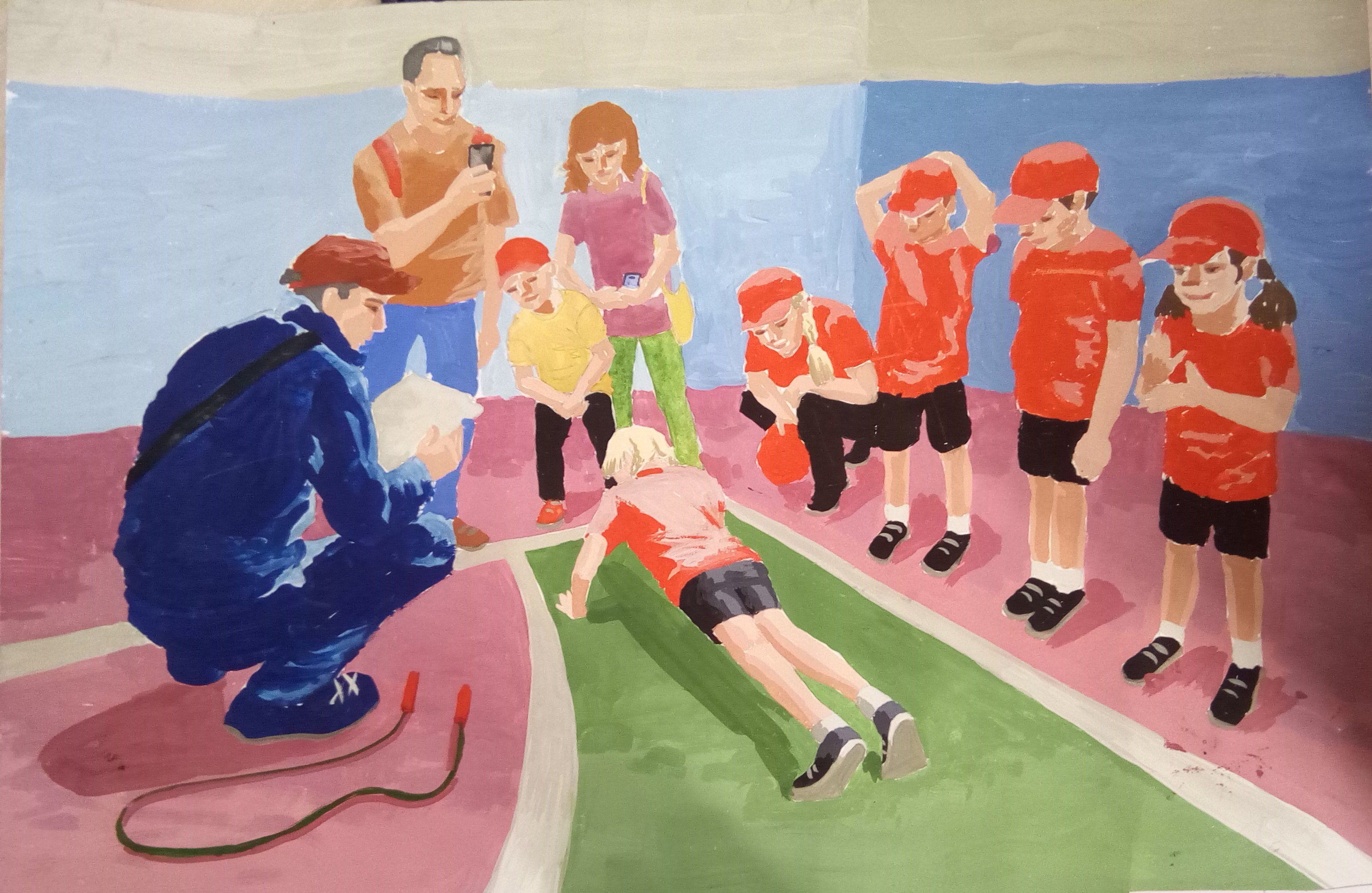 План картины детская спортивная школа. Рисунок на тему спорт. Рисунок на тему физкультура. Рисование спорт. Рисунок спортивное лето.