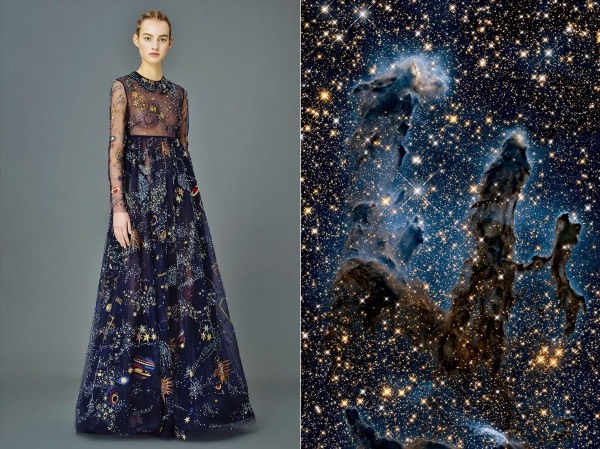 Платье в стиле космос