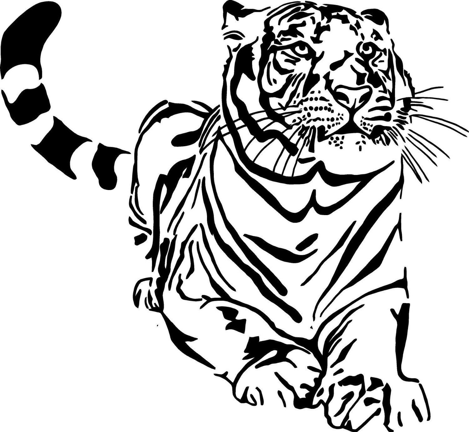 Векторные рисунки черно белые. Трафарет тигра. Тигр векторный рисунок. Трафареты тигров. Векторное изображение тигра.
