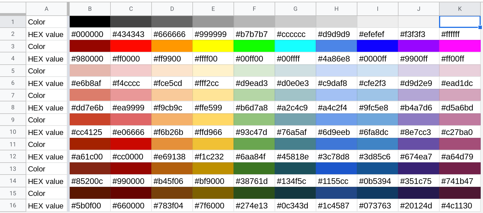 Color hex code. РГБ коды цветов. Hex цвета коды. Таблица РГБ цветов. Таблица кодировки цветов RGB.