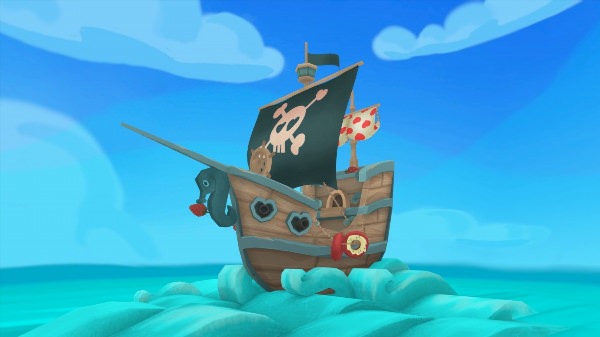 Фон пиратский корабль